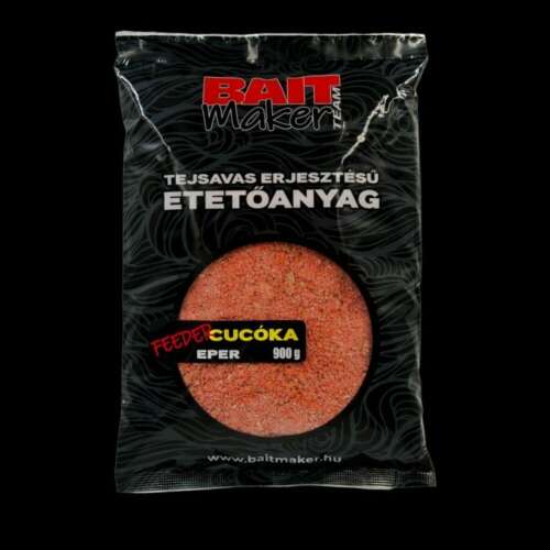 Bait Maker Team Feeder Cucóka Eper Tejsavas Etetőanyag 900g