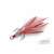 Delphin B!RD Hook Triple piros tollak #10 horgászhorog