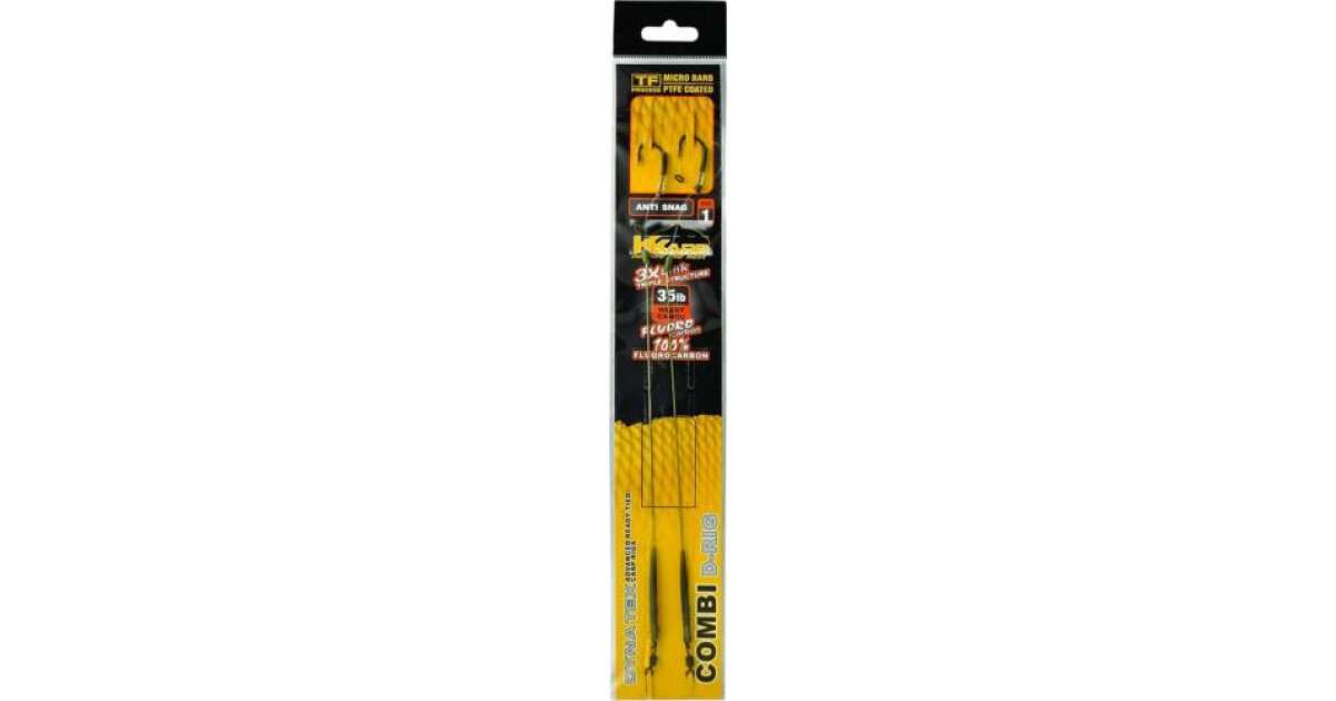 K-Karp Ready Rig Combi D-Rig 04/35lb 2 buc, forfac cu cârlig | Pepita.com