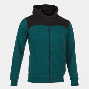 Joma Winner II férfi pamut kapucnis pulóver teal és fekete színben - Joma