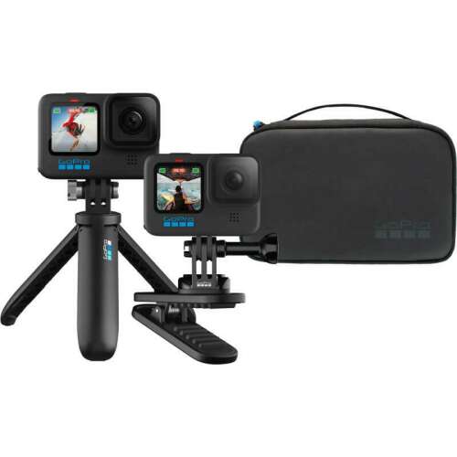 Set pribora GoPro Travel Kit 2.0 za GoPro kamere, uključuje kompaktnu torbicu, magnetski rotirajući kopču, magnetsku kopču s vijkom, mini produžnu šipku, futrolu i uže