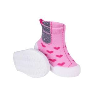 YO! Lány zoknicipő 23-as rózsaszín szívecskés 34962973 Puhatalpú cipő, kocsicipő