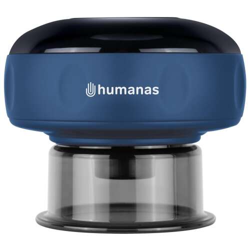 Humanas BB01 Elektronikus Kínai Köpölyöző, kék, elülső nézet - Köpölyöző