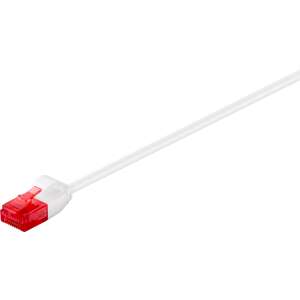 Cablu patch alb Goobay U/UTP CAT6 5m cu conector RJ45 - Goobay Cabluri UTP