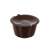 Reusable coffee capsule, brown, for Nespresso machines