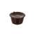 Reusable coffee capsule, brown, for Nespresso machines