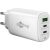 Încărcător rapid USB-C™ PD cu 3 porturi (65W) Alb 65408 134128599
