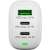 Goobay 65408 PD GaN USB-A / 2x USB-C încărcător de perete, alb, 65W, detaliu al porturilor