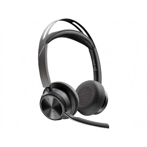 HP Poly Voyager Focus 2 Microsoft Teams (USB Type-A) Wireless Headset + Töltőállvány - Fekete 123927492