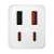 Baseus GaN6 Pro 65W fali töltő portok: 2 USB-C és 2 USB-A