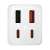 Baseus GaN6 Pro 65W fali töltő portok: 2 USB-C és 2 USB-A