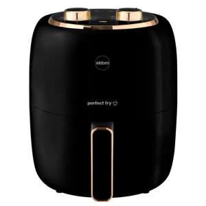 Eldom FR35 3.5L fekete forrólevegős fritőz, egészséges főzéshez - Eldom