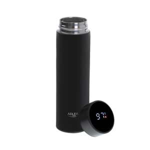 Adler AD 4506bk 473ml termosz digitális hőmérővel, fekete - Termosz és italtartó