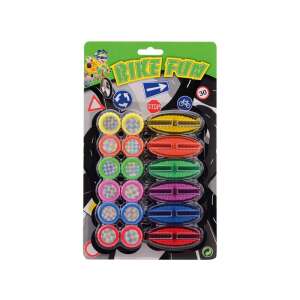 Decoratiuni pentru spițe de bicicletă Bike Fun, 18 bucăți reflectorizante, pentru siguranță și stil - Lumini biciclete