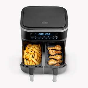 Severin Dual-Airfryer mit Pommes und Hähnchenflügeln - Severin