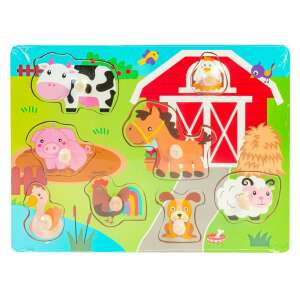 Układanka drewniana Mała farma 91840972 - Smily Play