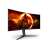 AOC CU34G2XP/BK 34 Zoll gekrümmter Gaming-Monitor, Seitenansicht