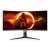 Vorderansicht des AOC CU34G2XP 34-Zoll Curved Gaming Monitors mit Spielanzeige