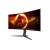 AOC CU34G2XP/BK 34 Zoll gekrümmter Gaming-Monitor, Seitenansicht