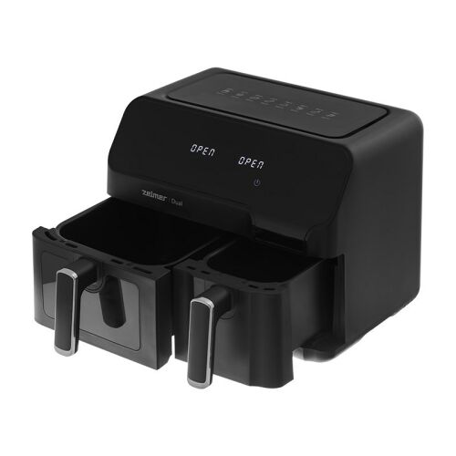 Friteuză cu aer cald Zelmer ZAF9000 Dual vedere unghiulară