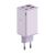 Baseus GaN6 Pro Wandladegerät, 65 W, 2 x USB und 2 x USB-C, Schnellladung, USB-C-auf-USB-C-Kabel, Lila 91841482