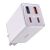 Incarcator retea Baseus GaN6 Pro, 65W, 2x USB si 2x USB-C, Fast Charge, Cablu USB-C la USB-C, Violet 91841482