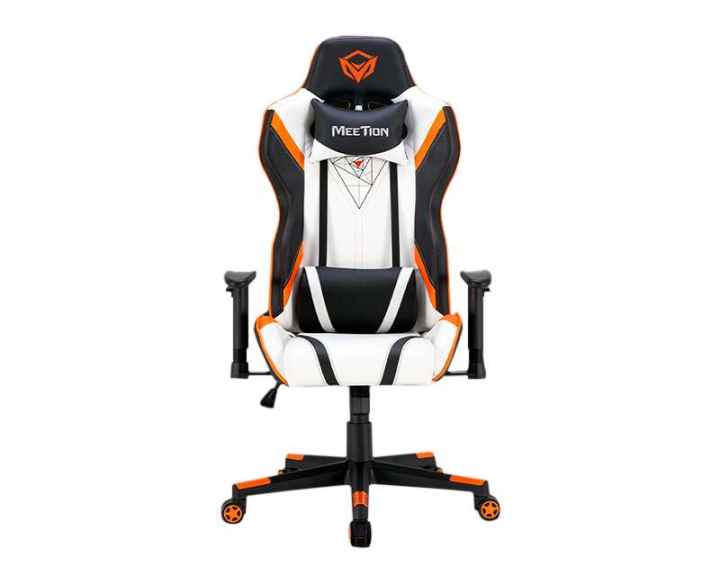Meetion mt-chr15 gamer szék - fehér/fekete/narancssárga