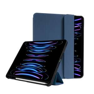 Crong FlexFolio iPad Pro 11" / iPad Air 10.9" Flip Case - Blue, Stand Feature, Apple Pencil Holder - Tablet Case