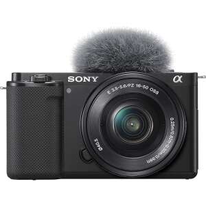 Sony ZV-E10 fényképezőgép + 16-50 mm f/3.5-5.6 Objektív - Fekete 91843029 