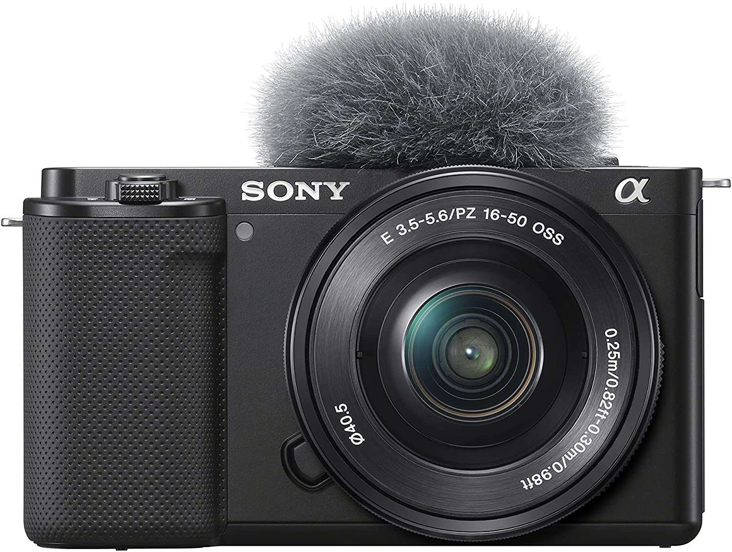 Sony zv-e10 fényképezőgép + 16-50 mm f/3.5-5.6 objektív - fekete