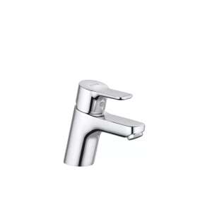 KLUDI Pure&Easy Einhebel-Waschtischmischer, Chrom, ohne Ab- und Überlaufgarnitur - Wasserhahn