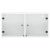vidaXL 2 db fehér faliszekrény üvegajtóval 68,5 x 37 x 35 cm 100902168