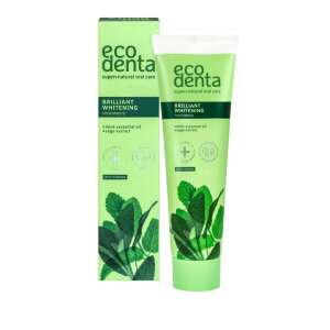 Ecodenta Brilliant Whitening fogkrém menta illóolajjal és zsálya kivonattal, 100ml - Fogkrém