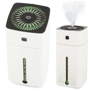 USB Aromatherapie-Diffusor mit RGB-Beleuchtung, Weiß, 2-in-1-Luftbefeuchter und ätherisches Öl-Diffusor - Diffusor