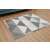 Grey and white triangle foam play mat for babies and toddlers, 127x157 cm, Ecotoys, in use