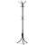Black metal coat rack with 16 hooks, ModernHome brand
