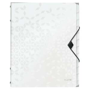 Leitz WOW segregator rozkładany, 12 sekcji, biały - Podpis książki