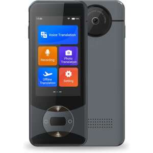 AI Fordító W10 - 127+ Nyelv, 11 Offline Nyelv, 3'' Érintőképernyő