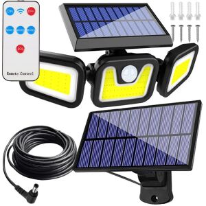 VG 171 LED Reflector Solar cu Telecomandă și Șuruburi de Montare - Lanternă solară