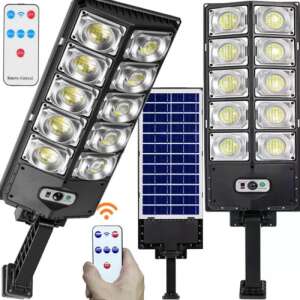 Veľký vonkajší solárne napájaný, odolný voči poveternostným vplyvom, LED reflektor, 400W, IP65, VG