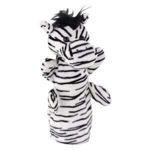Plush Zebra Hand Puppet for Adults - Puppet Toy