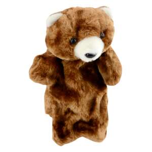 Brown bear hand puppet for adults, plush, storytelling, puppet show - Puppet Toy
