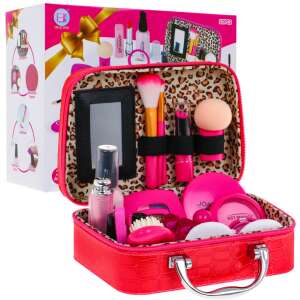 Pink makeup toy set for kids with a suitcase, 22 pieces - Ramiz