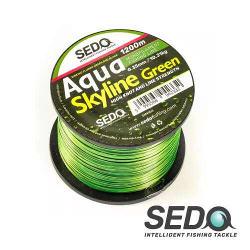 SEDO Aqua Skyline Green 1200m Monofil Horgász Zsinór 0.35mm 10.31kg