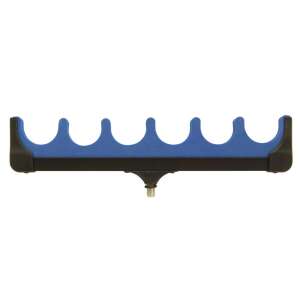 6 pozíciós feeder bot tartó fej, 32cm, kék és fekete, EVA hab, horgászáshoz - Horgászat