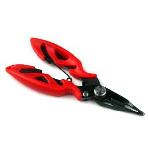 Reiva fonott zsinórvágó olló, titánbevonattal ellátott horgászszálvágó, piros markolattal - Fonott zsinór