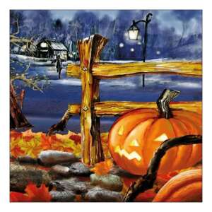 Jack-o'-Lantern Halloween papírszalvéta, 20 darabos, 33x33cm - Szalvéta