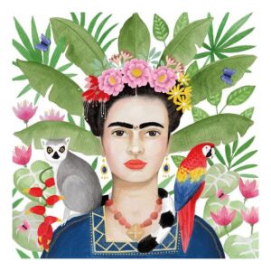 Frida Kahlo - Papírszalvéta - 33x33cm - 20 db 135889513 - Szalvéta