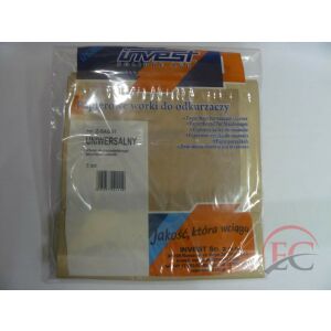 Invest IZ-BAG01 uniwersalne worki papierowe do odkurzacza 5 sztuk - Akcesoria do małych urządzeń gospodarstwa domowego