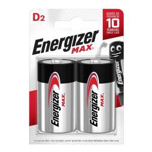 Energizer MAX D batteries, 2 pack, alkaline, long lasting, 10 year shelf life - Battery